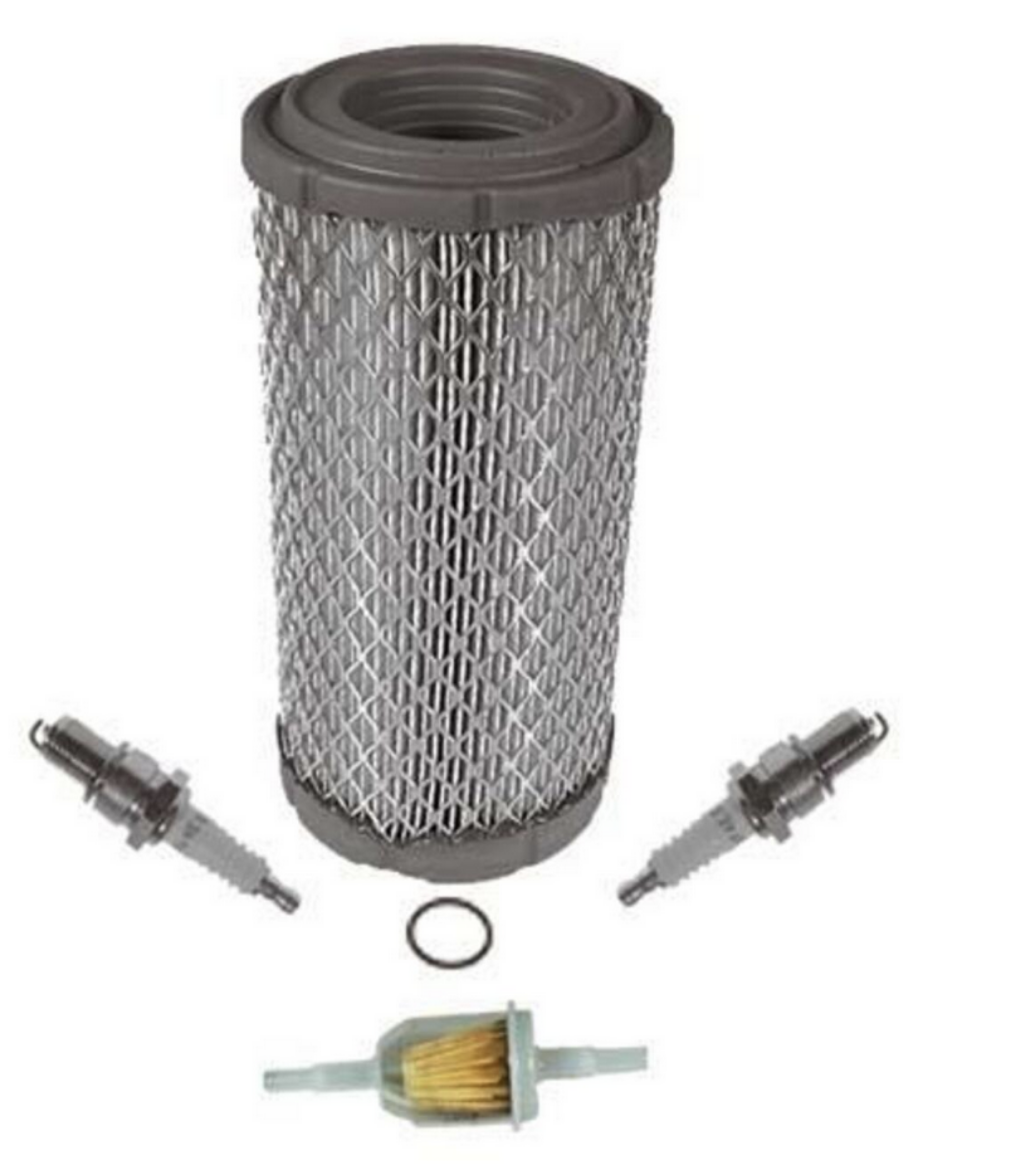 Picture of EZGO TXT 4 CYCLE TUNE UP KIT 06 UP (2) SPARK PLUGS, AIR, FUEL FILTERS, O RING **CYLINDRICAL A/F**