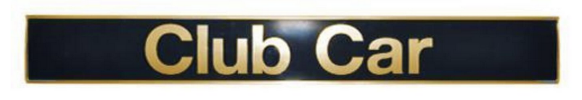 Picture of CLUB CAR PRECEDENT REPLACEMENT NAMEPLATE DECAL 2004 UP