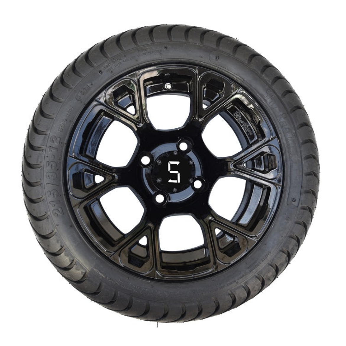 Picture of 12" WHEEL AND 215/35-12 TYRE COMBO (BLACK). $690 PER SET