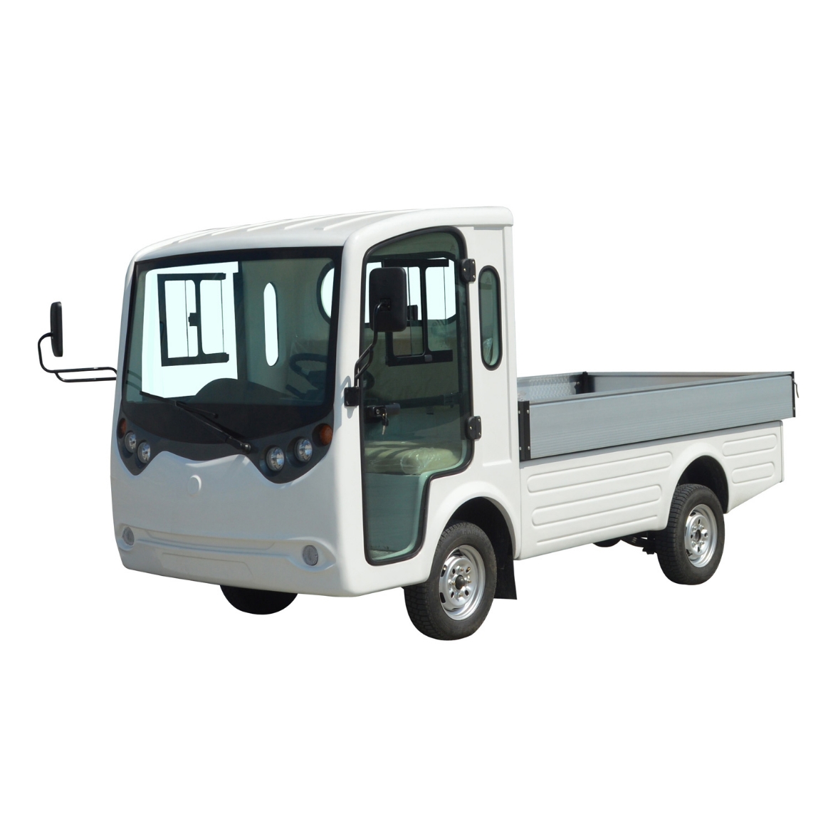 Picture of 2 Seat Truck, 72v 7.5KW AC System, Battery Maintenance Free Batteries, AC Controllers, Motor 75KW AC, Safety Belts, Onborad Charger, 4 Wheel Disc Brake & Handbrake, Power Steering, Rear Tow Bar, Tray Size 2600x1430x265mm