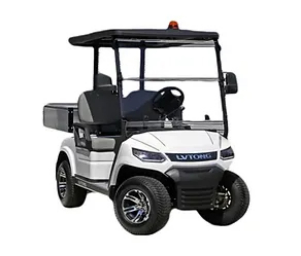 Picture of (SWB Ute) 2 Seater Lifted Cart, 48v, 4kW aC Motor, Toyota 48M-350A Controller, Maintenance Free Batteries, LVTong On Board Charger, Split Windscreen, Speed Meter, Safety Belts, Light System, 10"Aluminium Rim, 4 Wheel Disc Brake with EM Brake, Upgraded Leat