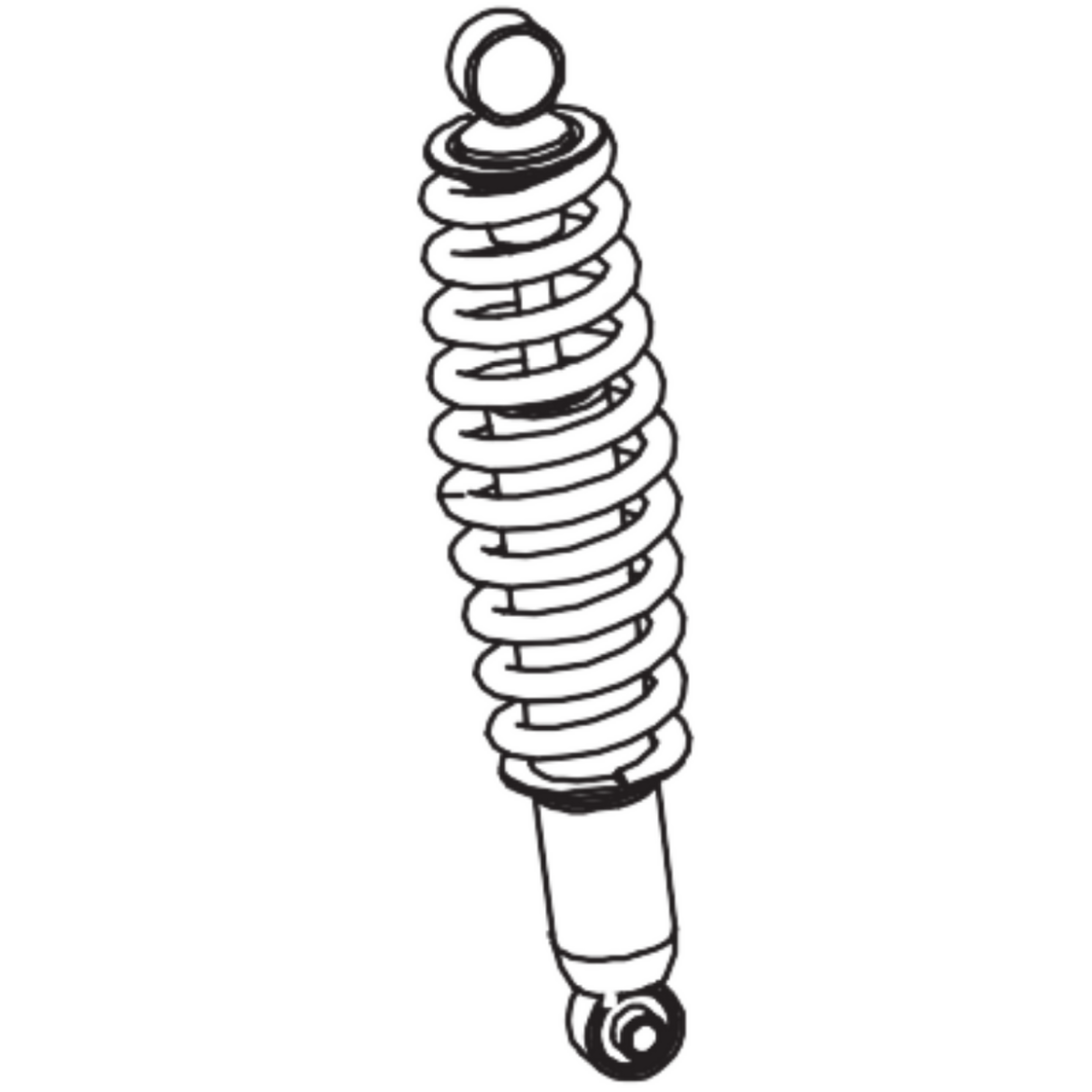 Picture of ECAR REAR SHOCK AND SPRING ASSY A2