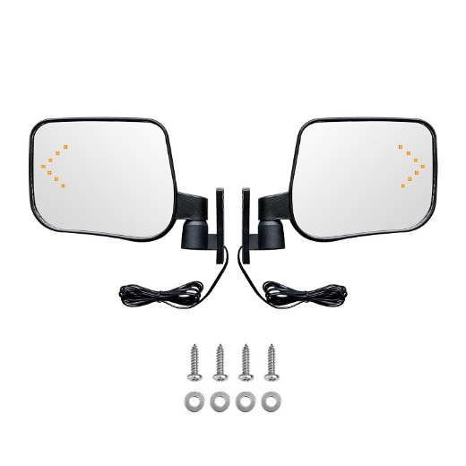 Picture of UNIVERSAL SIDE MIRROR SET WITH LED TURN SIGNAL LIGHT