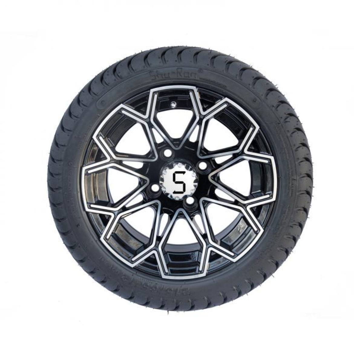 Picture of 12" BRAVO WHEEL AND 215/35-12 TYRE COMBO (GREY/MACHINE)