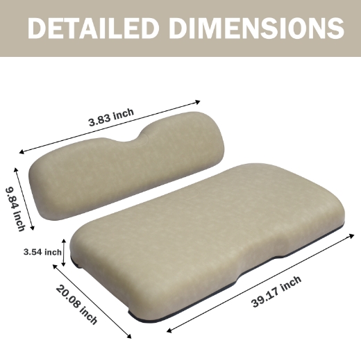 Picture of FRONT SEAT CUSHION SET EZGO RXV - STONE