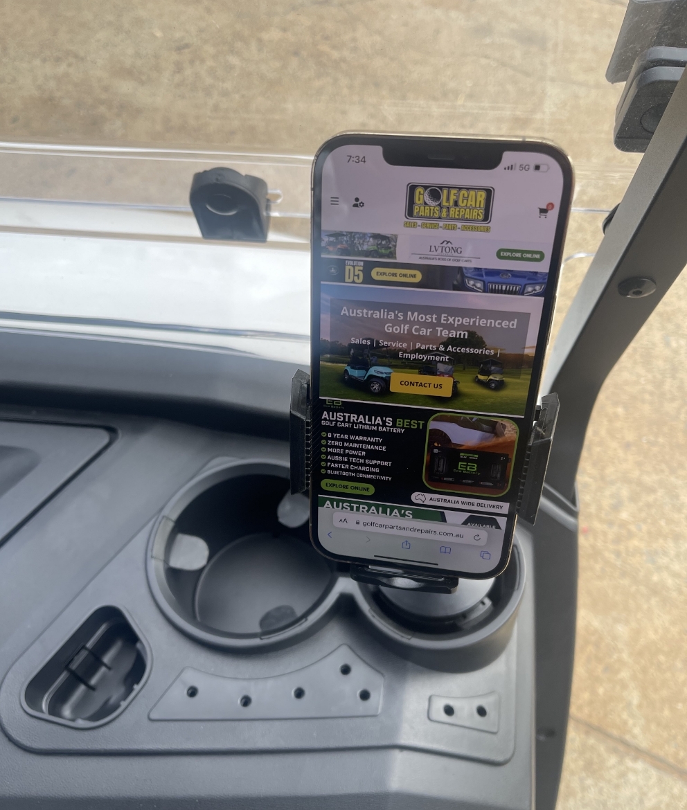 Golf cart gps best sale mount