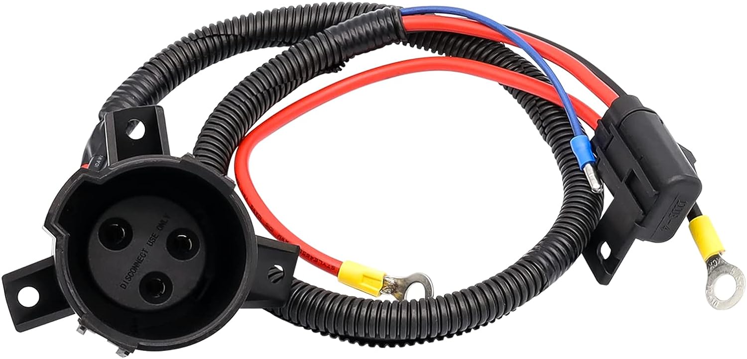 105137401 CLUB CAR PRECEDENT CHARGER RECEPTACLE & FUSE ASSEMBLY (2015UP) CLUB CAR Golf Car