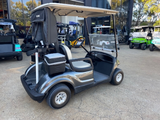 Picture of Used Cart Yamaha Models, the cart listed is a 2015 Yamaha G29E with esky, rear bag cover, 60ah lithium battery.