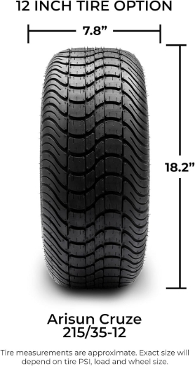 Picture of Arisun Cruze Street Tyre 215/35-12 4 Ply