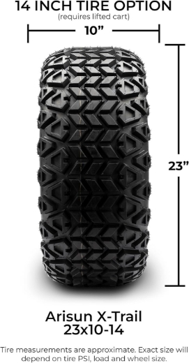 Picture of Arisun X-Trail All-Terrain Tyre 23x10-14 6 Ply (OFFROAD)