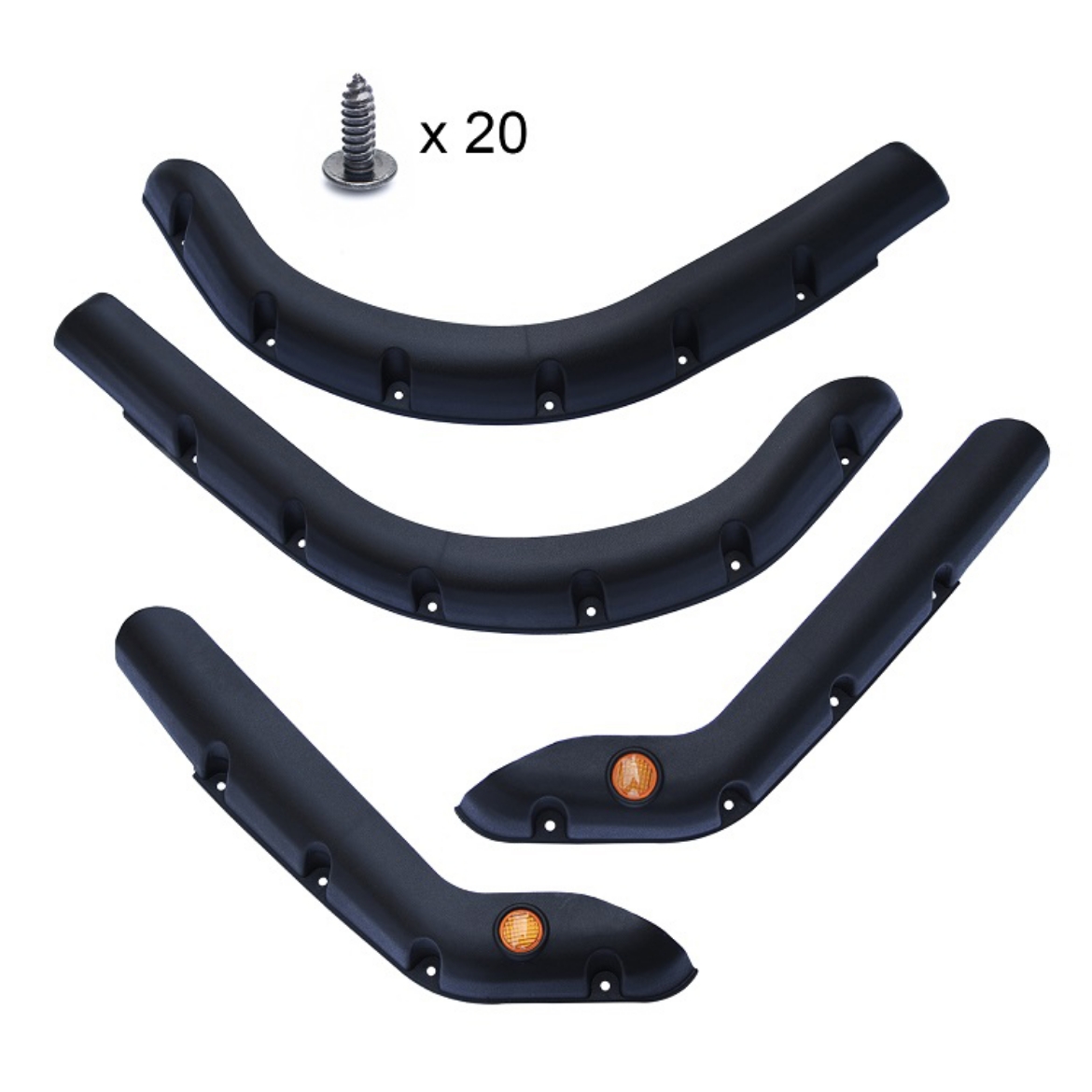 Picture of Fender Flares with Round Reflector for EZGO TXT 1996- Up