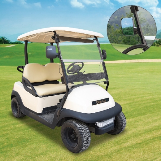 Picture of GOLF CART SIDE MIRROR SET WITH LED TURN SIGNAL LIGHT FOR CLUB CAR, EZGO, YAMAHA & OTHERS.