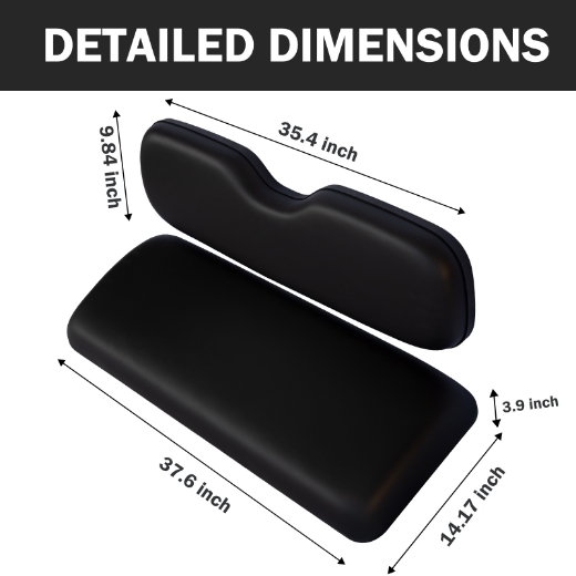 Picture of Universal Rear Seat Cushion - BLACK