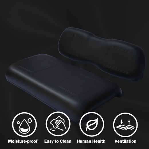 Picture of FRONT SEAT CUSHION SET CLUB CAR DS - BLACK