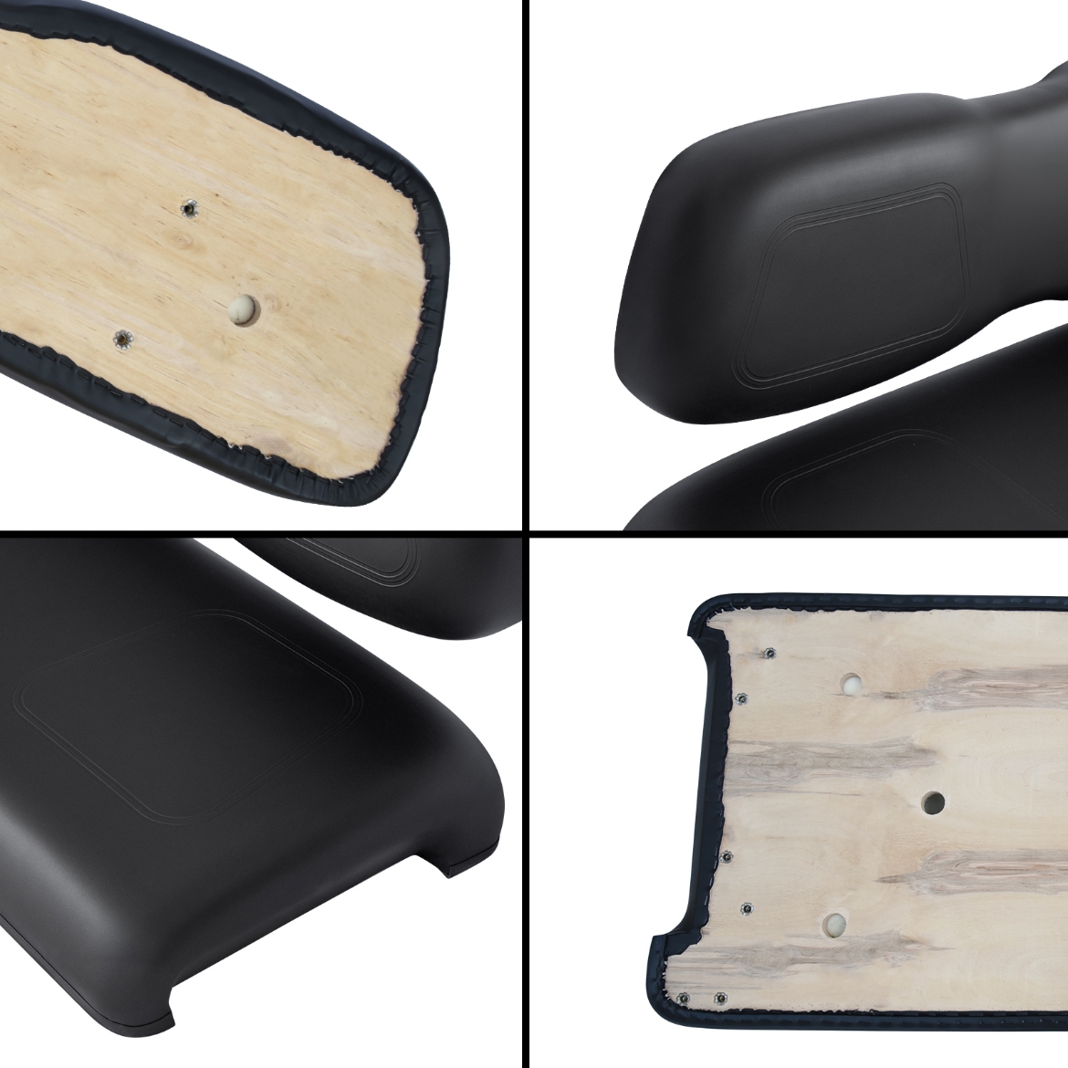 Picture of FRONT SEAT CUSHION SET CLUB CAR DS - BLACK