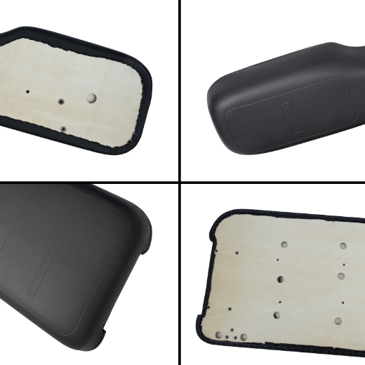 Picture of FRONT SEAT CUSHION SET EZGO TXT - BLACK