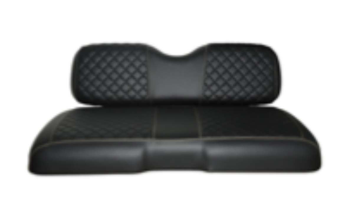 Picture of FRONT SEAT CUSHION SET EZGO TXT - DIAMOND BLACK