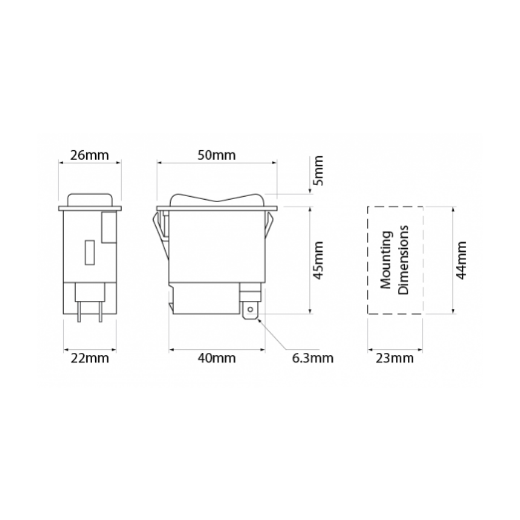 Picture of LVTONG ECAR INDICATOR SWITCH L/R