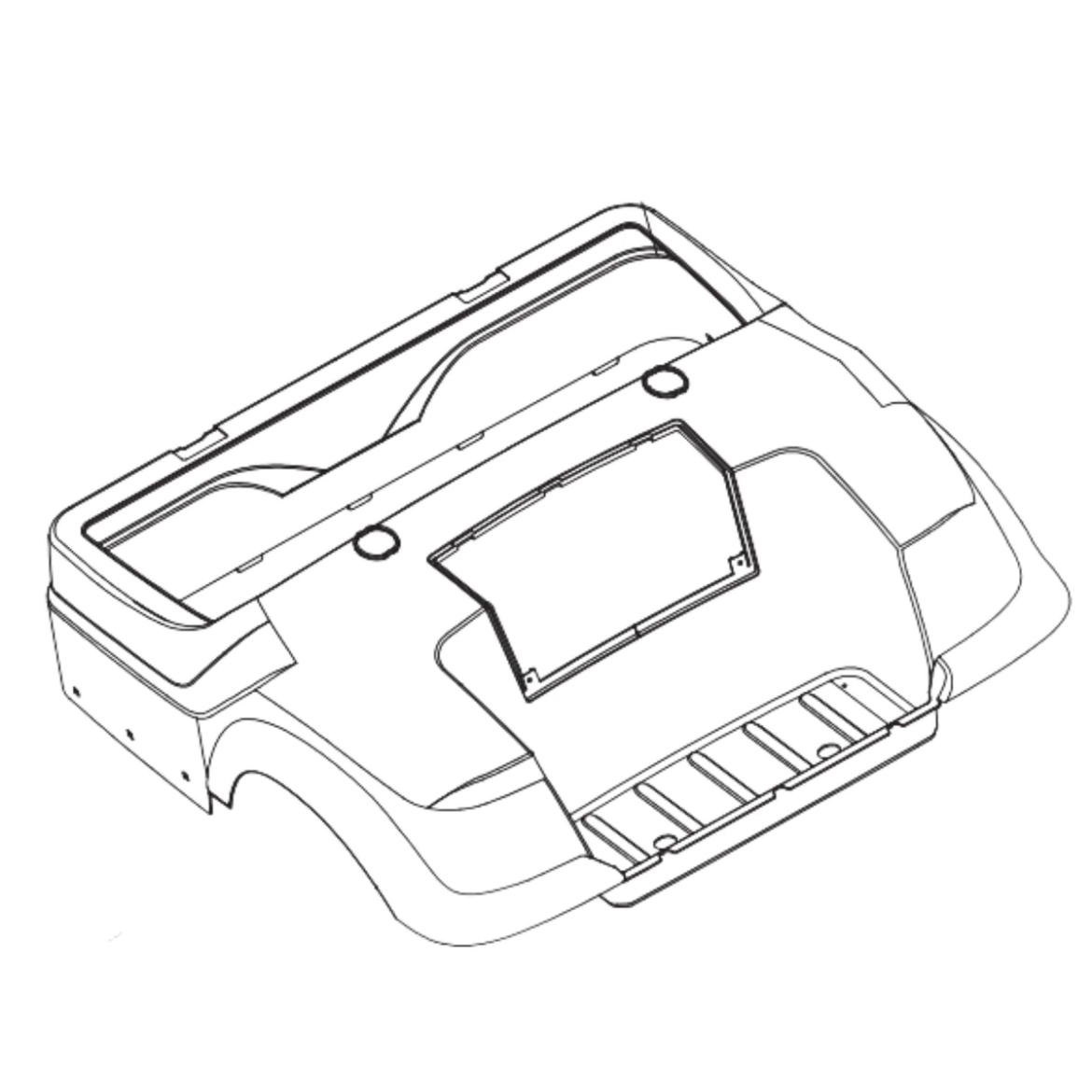Picture of A627 REAR 1/4 PANEL OF BUGGY, WHITE (COVER-B)
