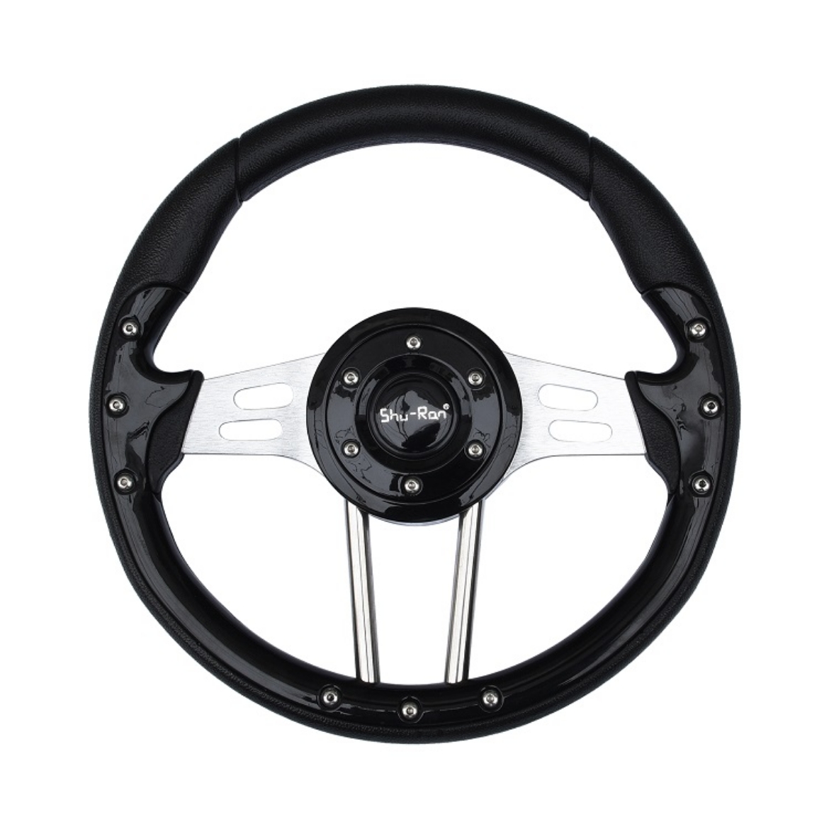 Picture of Golf Cart Steering Wheel - BLACK