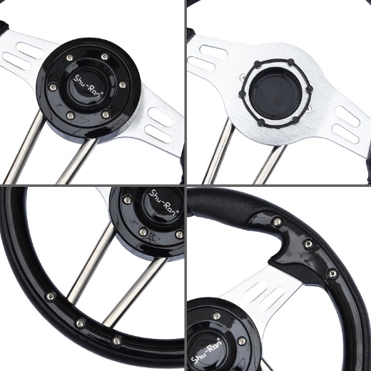 Picture of Golf Cart Steering Wheel - BLACK