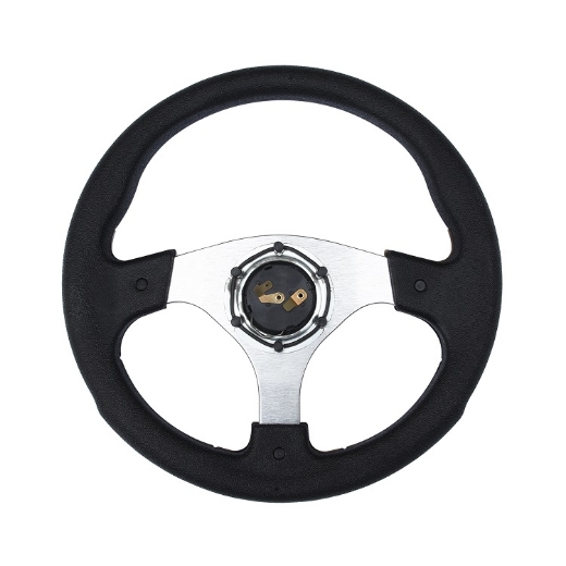 Picture of Golf Cart Steering Wheel - WOOD GRAIN