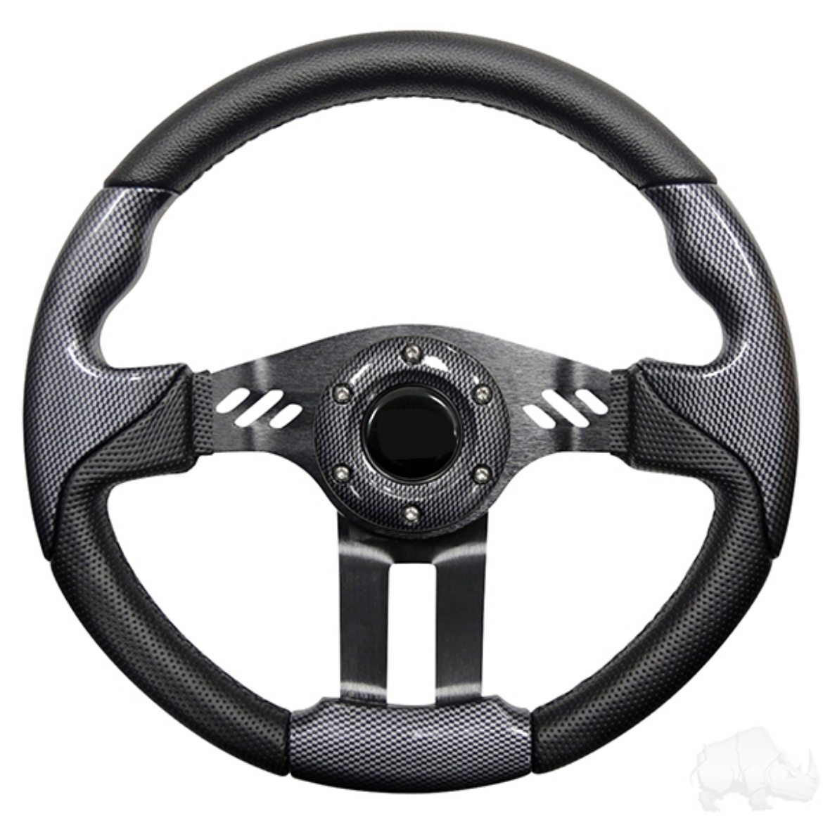 Picture of Golf Cart Steering Wheel - CARBON FIBRE GRIP
