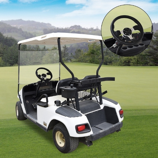 Picture of Golf Cart Steering Wheel - BLACK