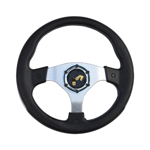 Picture of Golf Cart Steering Wheel - BLACK