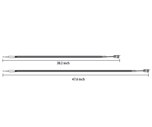 Picture of EZGO MEDALIST/TXT BRAKE CABLE ASSEMBLY/SET YEARS 1994-UP