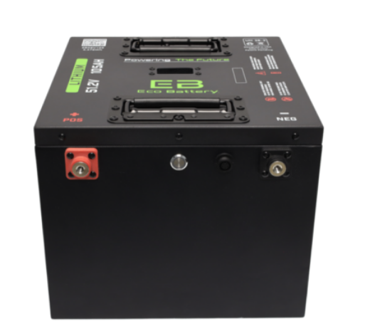 Picture of KIT ECO LITHIUM BATTERY 51V 105Ah Bundle "Thru Hole"  - Includes Battery, Charger, State of Charge Meter, Receptacle. (OLD CHARGER AND BATTERIES MUST BE SURRENDED OTHERWISE AN INSTALLATION FEE WILL APPLY)