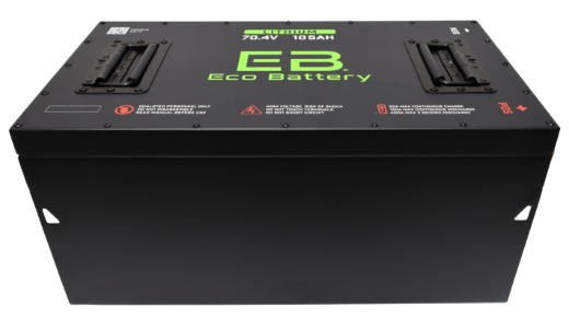 Picture of KIT ECO LITHIUM BATTERY 70v 105Ah Bundle - Includes Battery, Charger, State of Charge Meter, Receptacle. (OLD CHARGER AND BATTERIES MUST BE SURRENDED OTHERWISE AN INSTALLATION FEE WILL APPLY)