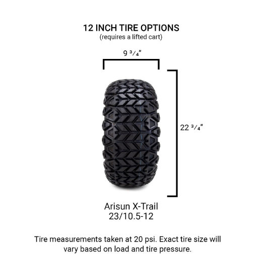 Picture of Arisun X-Trail All-Terrain Tyre 23x10.5-12 6 Ply (OFFROAD)