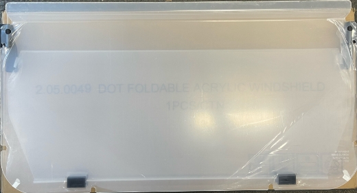 Picture of EVOLUTION/HDK/FORD D2 FOLDABLE ACRYLIC WINDSHIELD