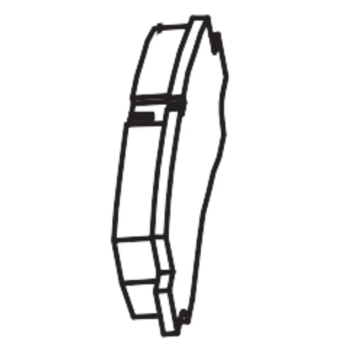 Picture of LVTONG A627 FRONT BRAKE PAD INNER (EACH)