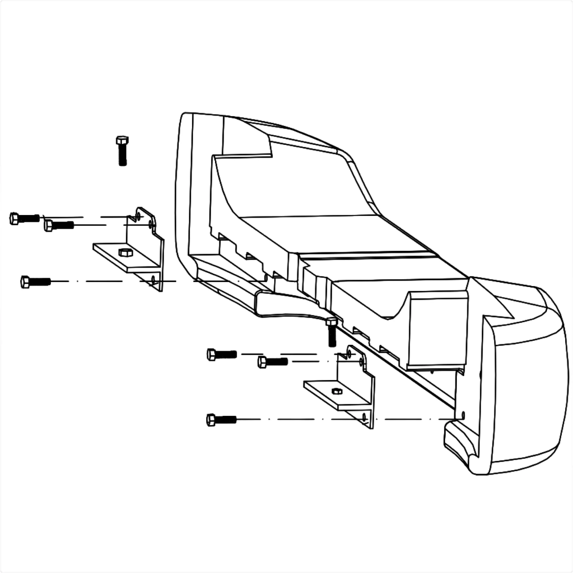 Picture of LVTONG A2 ECAR REAR BUMPER
