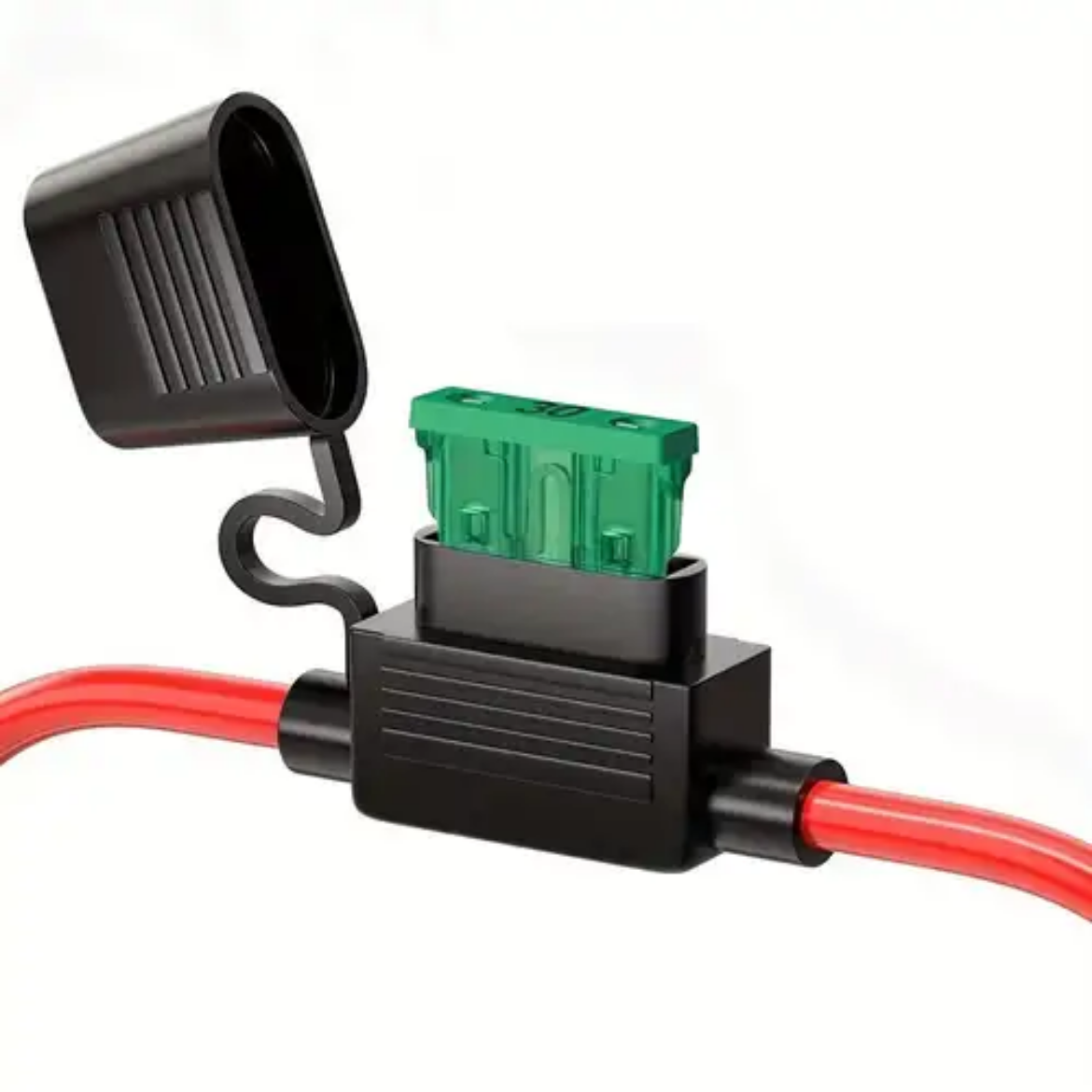 Picture of IN LINE FUSE HOLDER ASSY 30A WITH WEATHERPROOF CAP