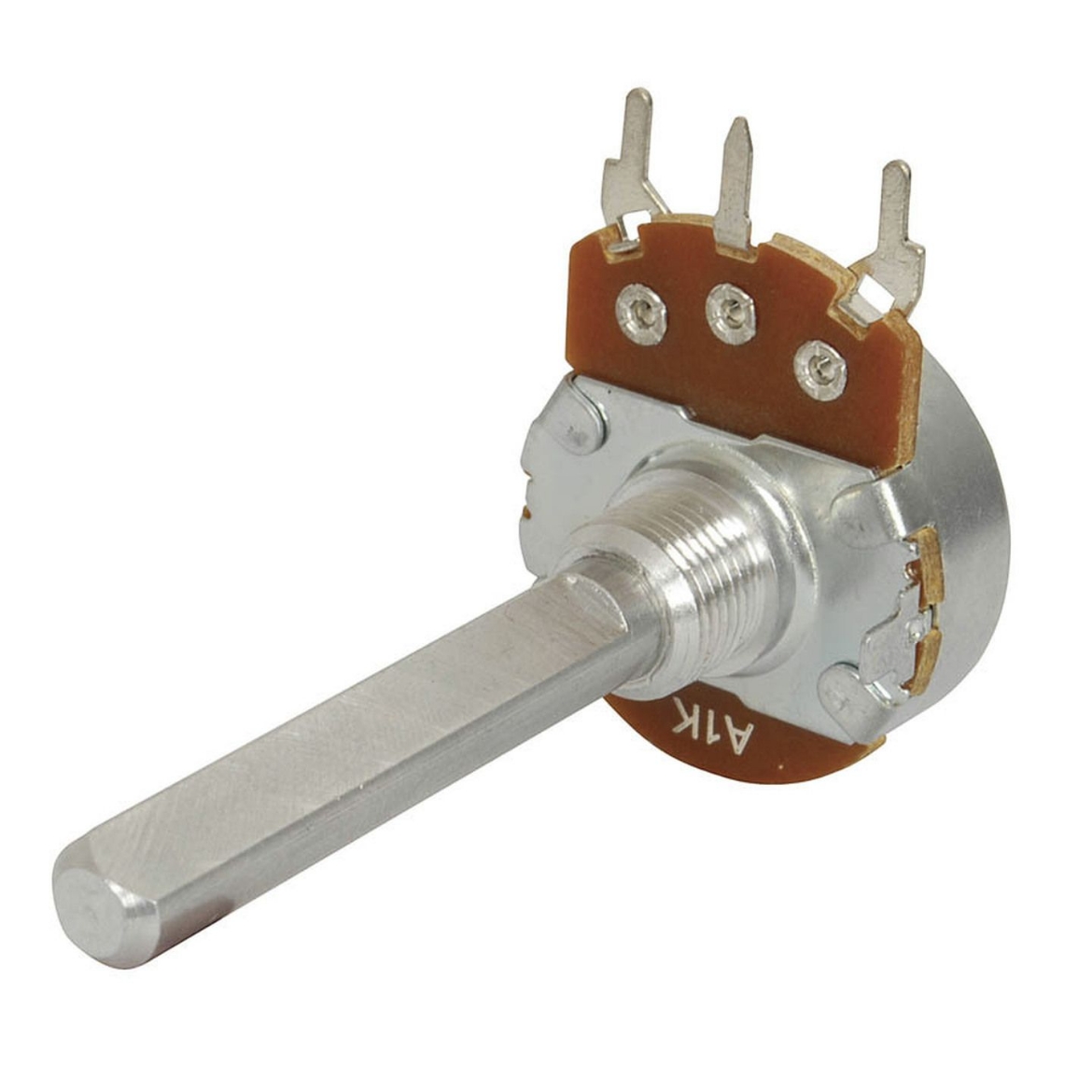 Picture of 5K OH LINEAR B SINGLE GANG POTENTIOMETER