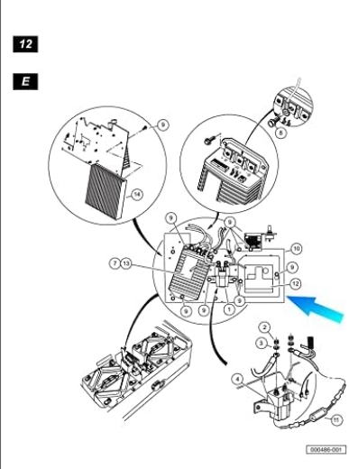 Picture of CLUB CAR PRECEDENT 6 PIN OBC (2004-2007)