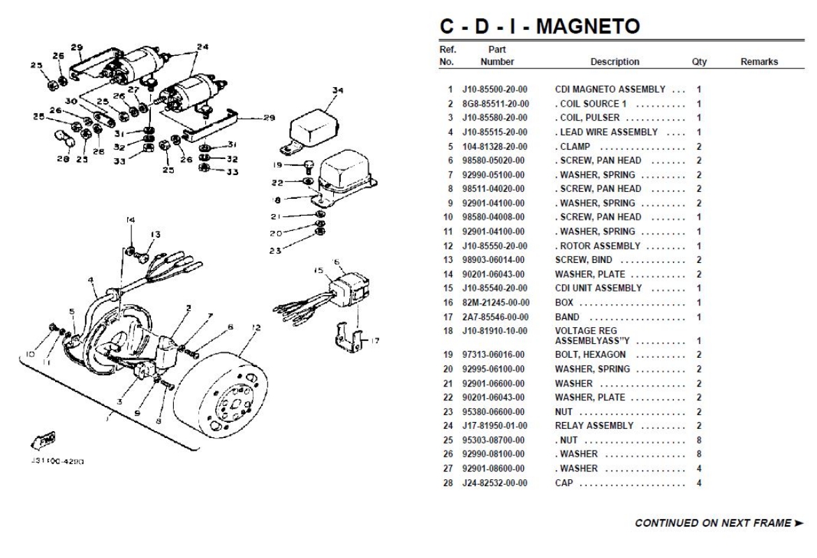Picture of YAMAHA G1 ROTOR/MAGNETO ASSY