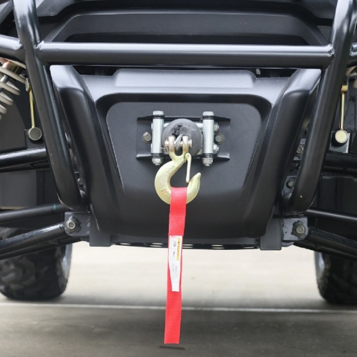 Picture of MARSHELL 2 Seat Real Time 4WD UTV (Hydraulic Tray= 830x1150x262mm) Marxon 76.8V 200AH Lithium Battery, 72v 15KW AC Motor, 450A Controller, 72v 20A On Board Smart Charger, 14" Tyres on Aluminium Rims, Four Wheel Hydraulic Disc Brake & Hand Brake, 7" Screen & Roof Mounted LED Light Bar.