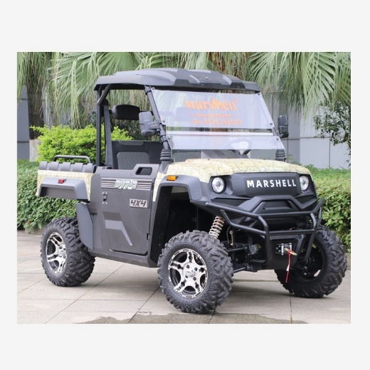Picture of MARSHELL 2 Seat Real Time 4WD UTV (Hydraulic Tray= 830x1150x262mm) Marxon 76.8V 200AH Lithium Battery, 72v 15KW AC Motor, 450A Controller, 72v 20A On Board Smart Charger, 14" Tyres on Aluminium Rims, Four Wheel Hydraulic Disc Brake & Hand Brake, 7" Screen & Roof Mounted LED Light Bar.