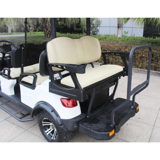 Picture of MARSHELL 4 Seater (4+2) Lifted Golf Cart, Marxon 51.2V 105AH Lithium Battery, 5KW AC Motor, 400A Controller, 20A Smart Charger, 23x14-14" Tyres on 14x7" Aluminium Rims, Four Wheel Hydraulic Brakes (Disk Front & Drum Rear) with EMB Park Brake, 7" Screen with Reverse Camera & Luxurious Microfibre + Leather Seats.