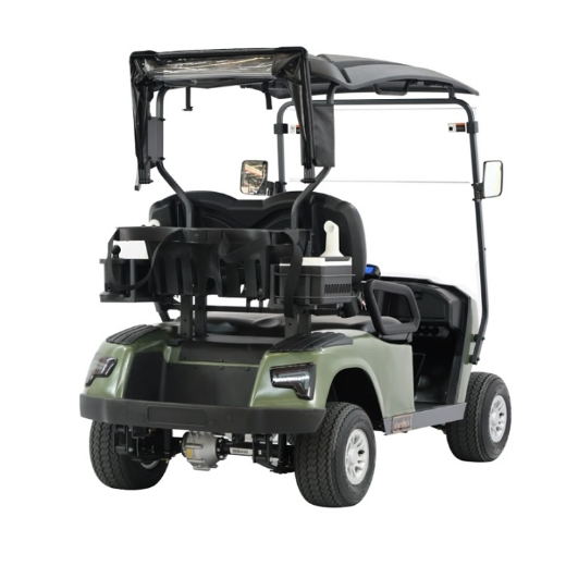 Picture of MARSHELL 2 Seater Golf Cart, Marxon 51.2V 105AH Lithium Battery, 5KW AC Motor, 450A Controller, 20A On Board Smart Charger, 8" Steel Rim & Tyre, Rear Mechanical Drum Brakes with EMB Park Brake, 4" Speedometer, 2x Sand bottles, Club & Ball Washer, Cooler & Golf Bag Cover.