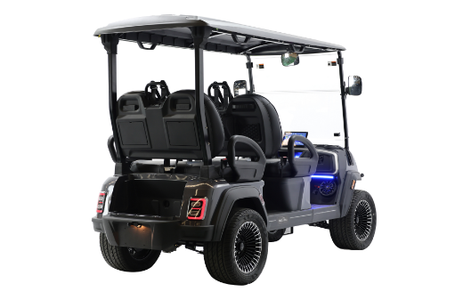 Picture of MARSHELL 4 Forward Seater Golf Cart, Marxon 51.2V 105AH Lithium Battery, 6.3KW AC Motor, 450A Controller, 20A On Board Smart Charger, 14" Aluminium Rim, Four Wheel Hydraulic Disc Brake with EMB Park Brake, 10.1" LCD Gauge + Soundbar.