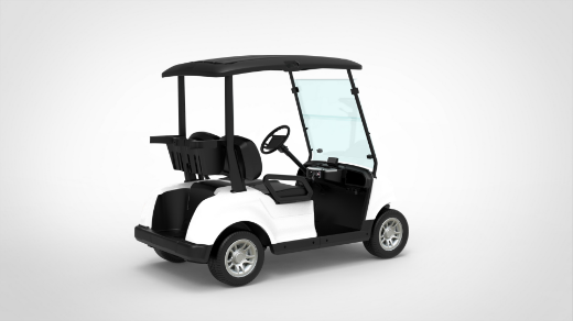 Picture of MARSHELL 2 Seater Fleet Golf Cart, Marxon 51.2V 80AH Lithium Battery, 5KW AC Motor, 450A Controller, 20A On Board Smart Charger, 18*8.5-8 Steel Rim, Rear Mechanical Drum Brake with EMB Park Brake, 4" LCD Gauge, USB + USB 'C' Port, 2x Sand Bottles, Club & Ball Washer, Cooler & Golf Bag Cover.