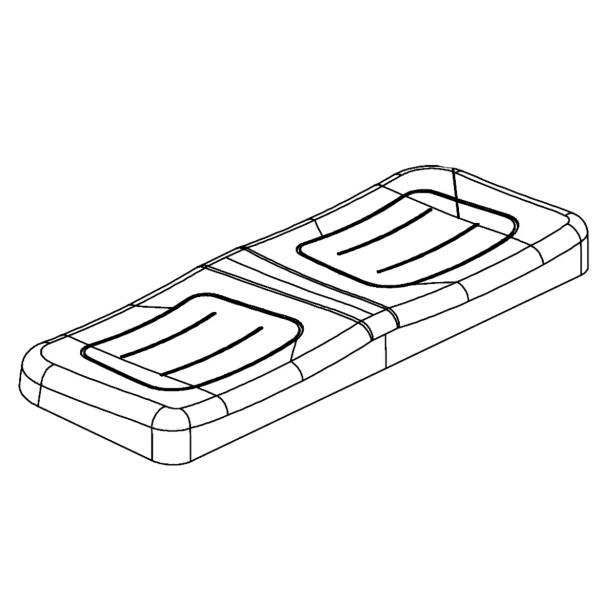 Picture of LVTONG A827 FOLDABLE REAR SEAT CUSHION